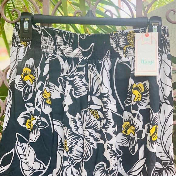 MAAJI ☀️ Flowy Tropical Beach cover Up Pants - Picture 10 of 12